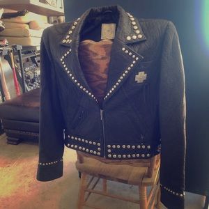 Double D Ammunition Cross Biker Jacket